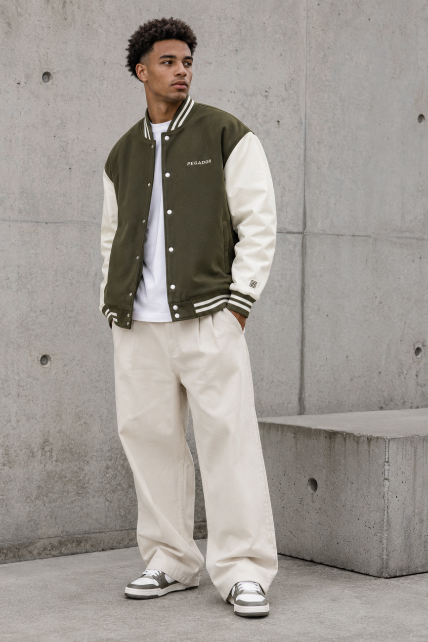 Classic Wool-Body Varsity Jacket