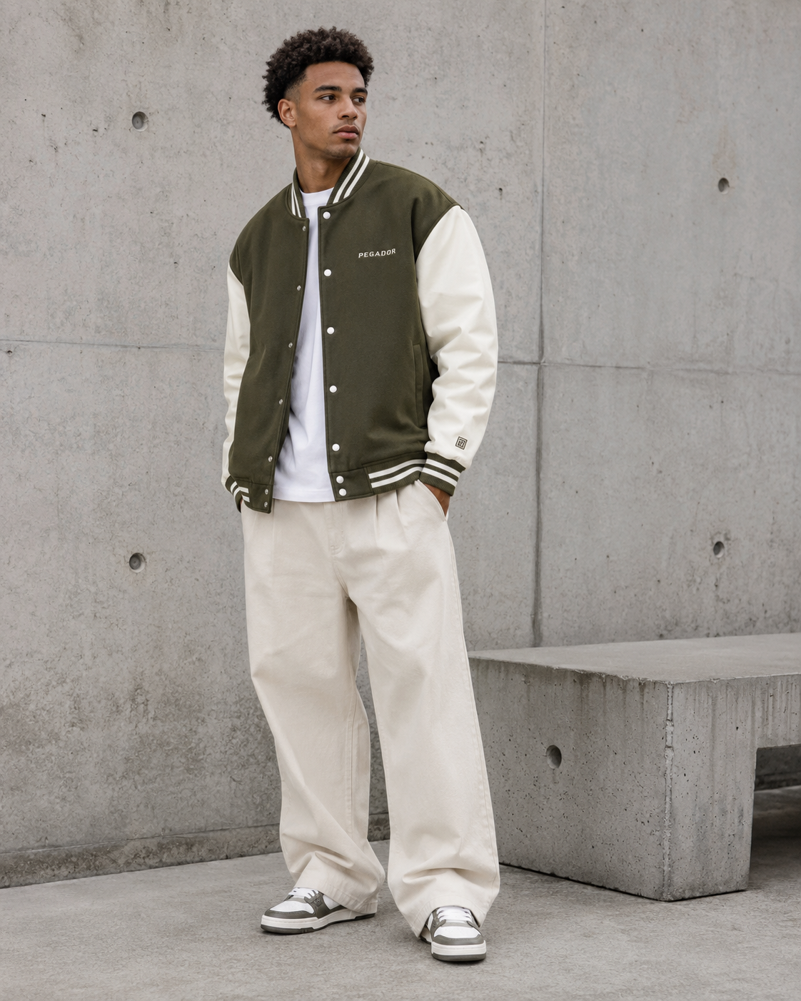 Classic Wool-Body Varsity Jacket
