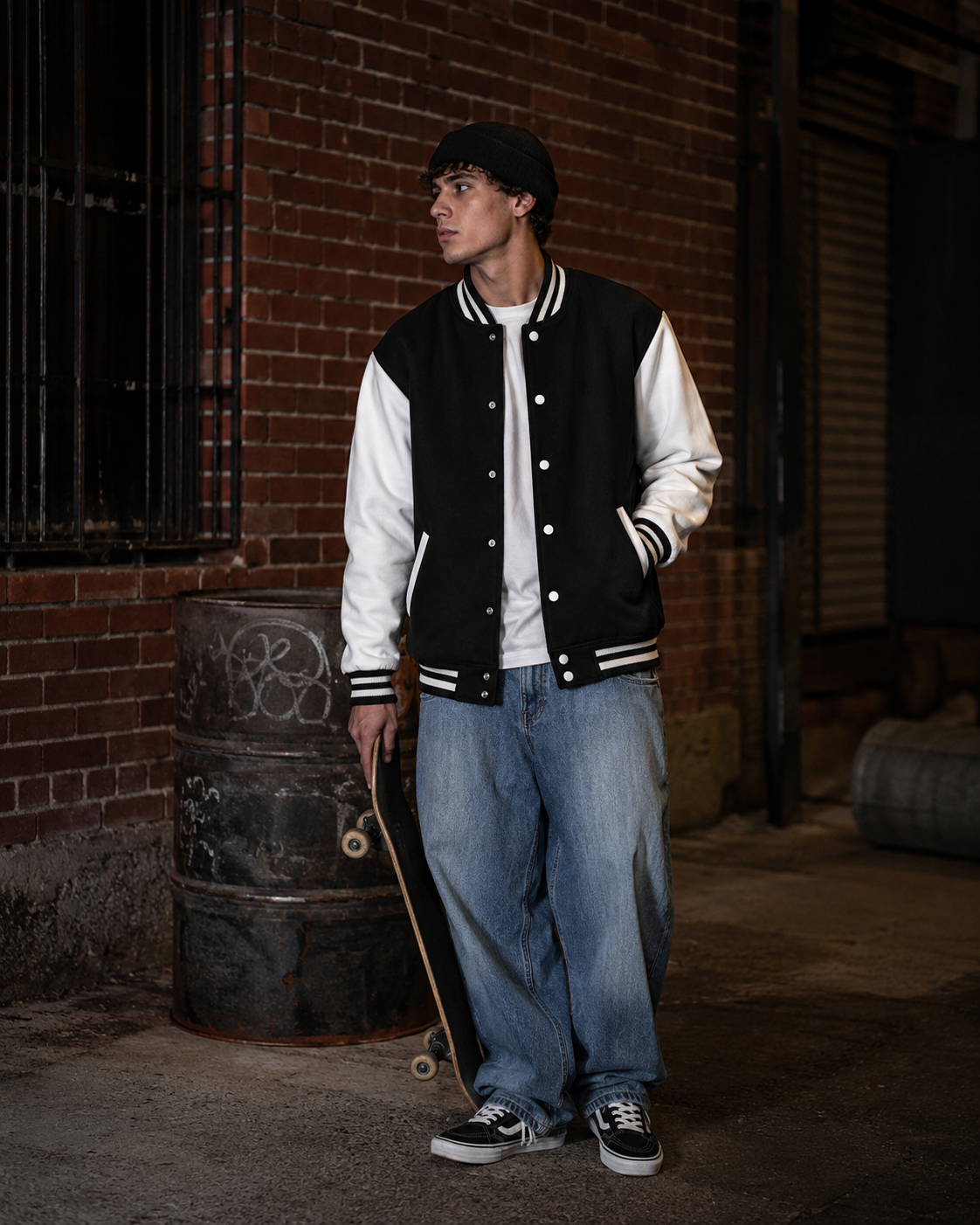 Cropped Varsity Jacket