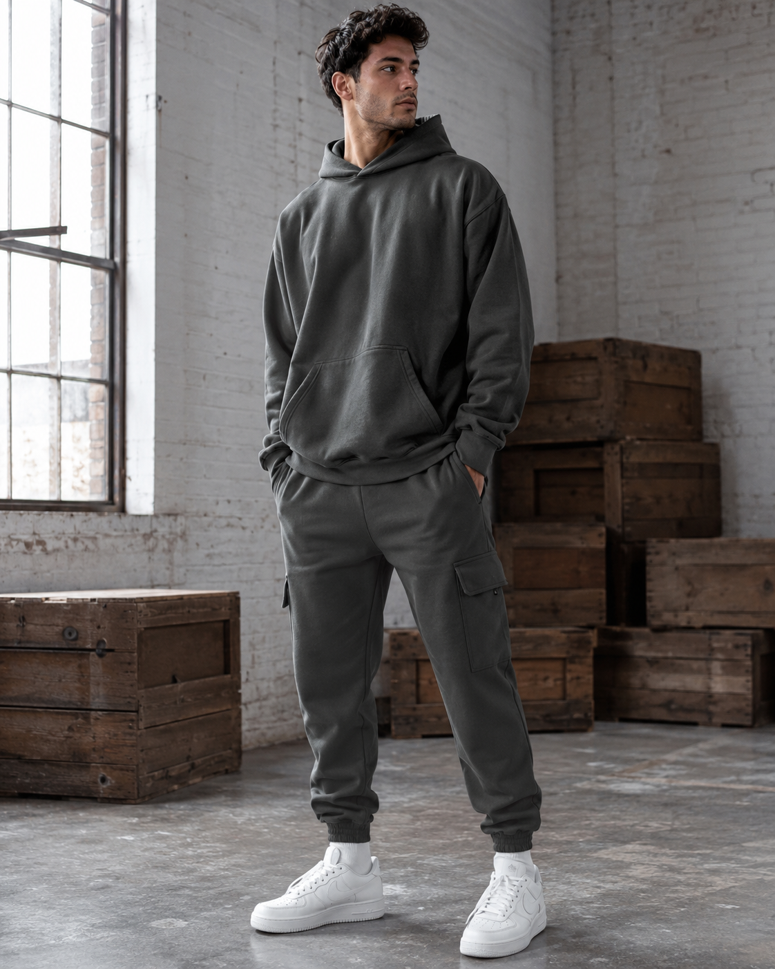 Denim-Look Co-ord Set