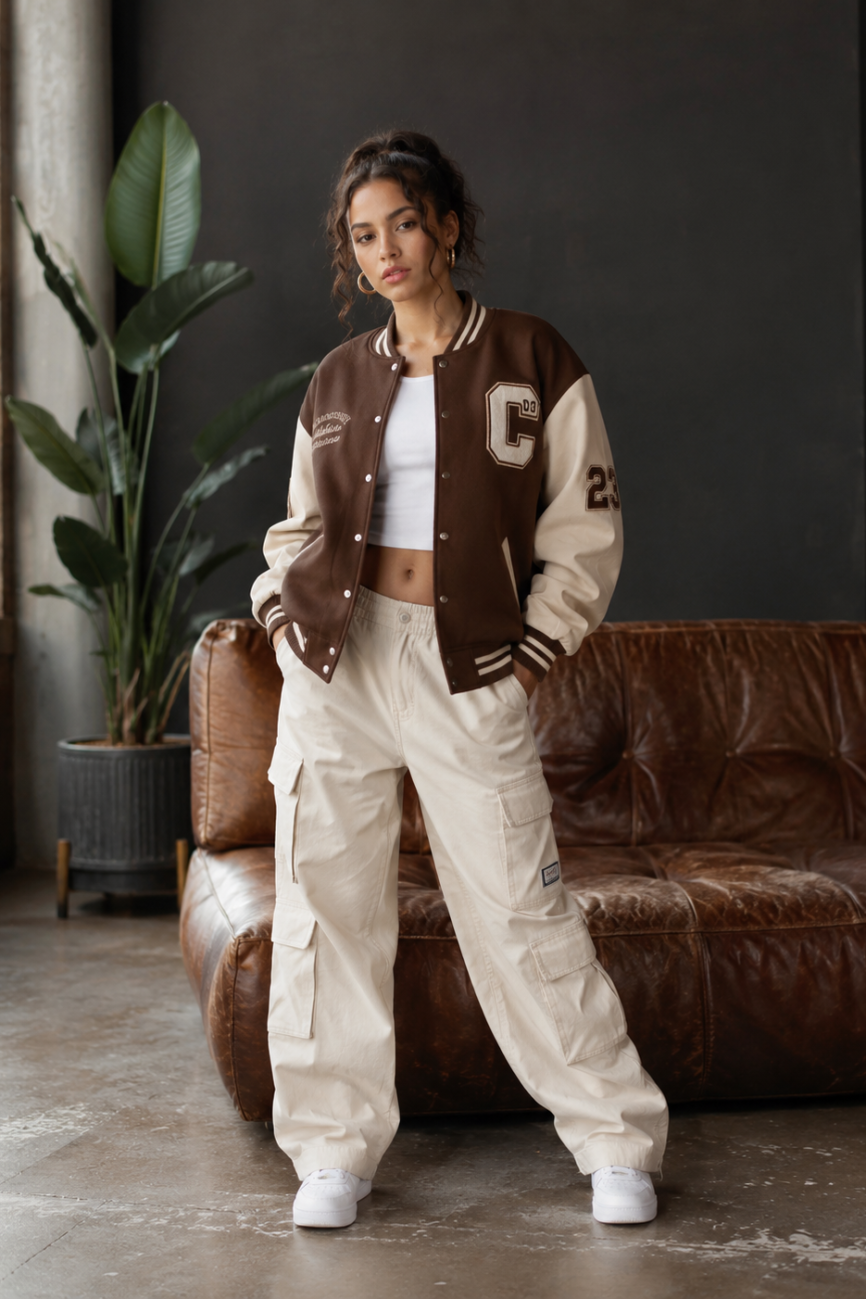 Oversized Varsity Jacket
