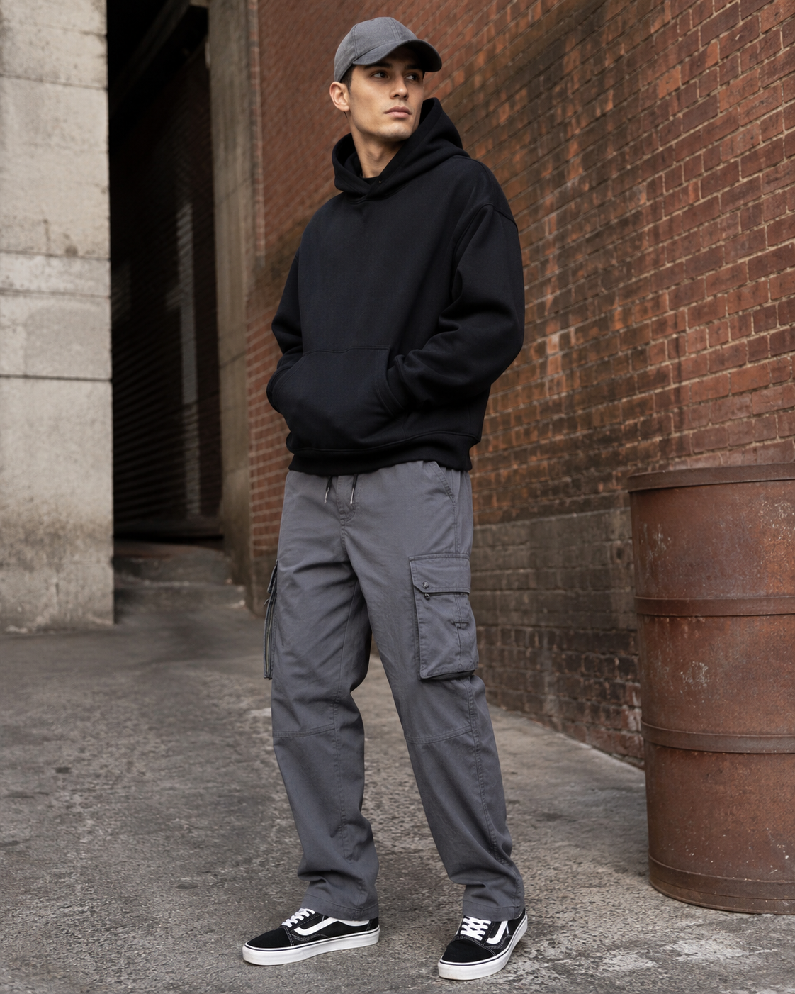 Two-Tone Cargo Pants
