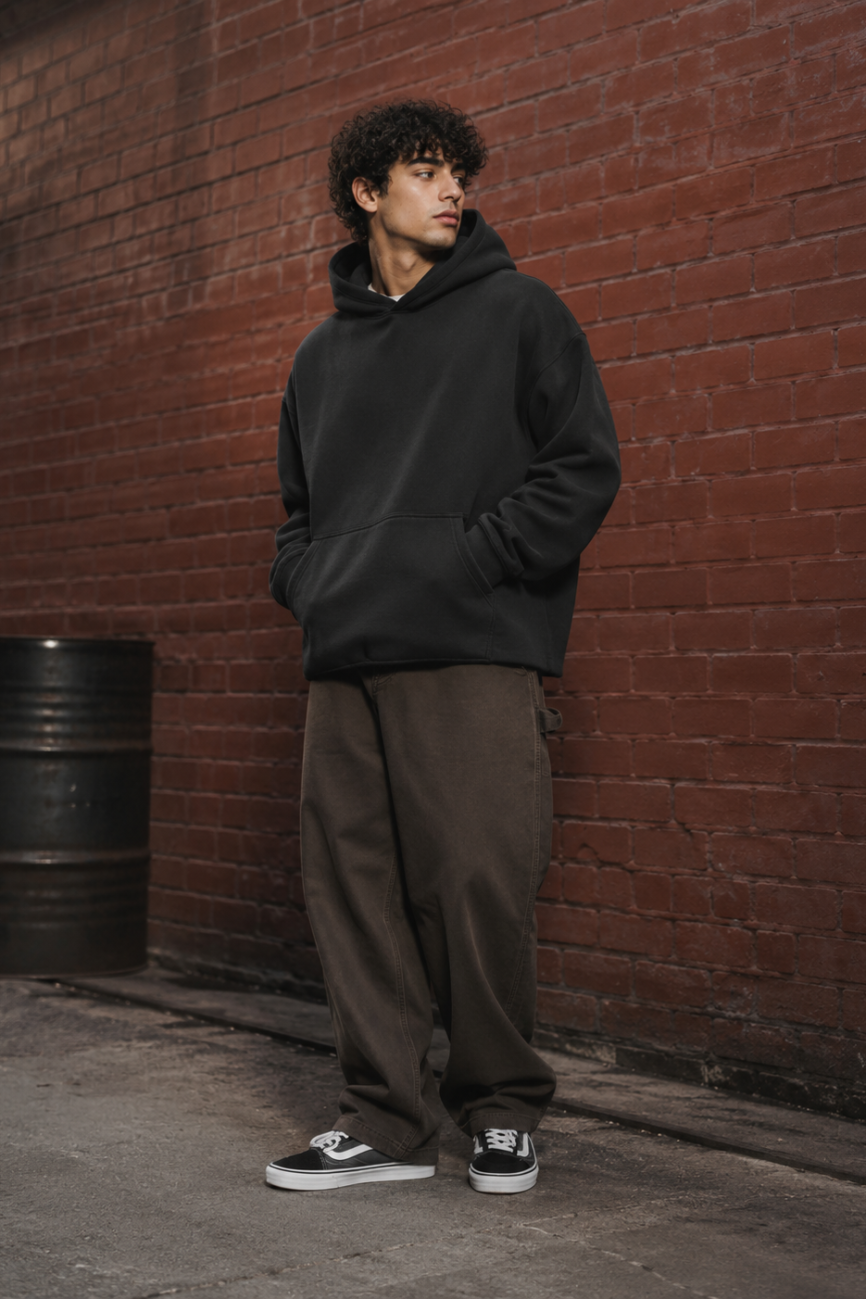 Cropped Street Hoodie
