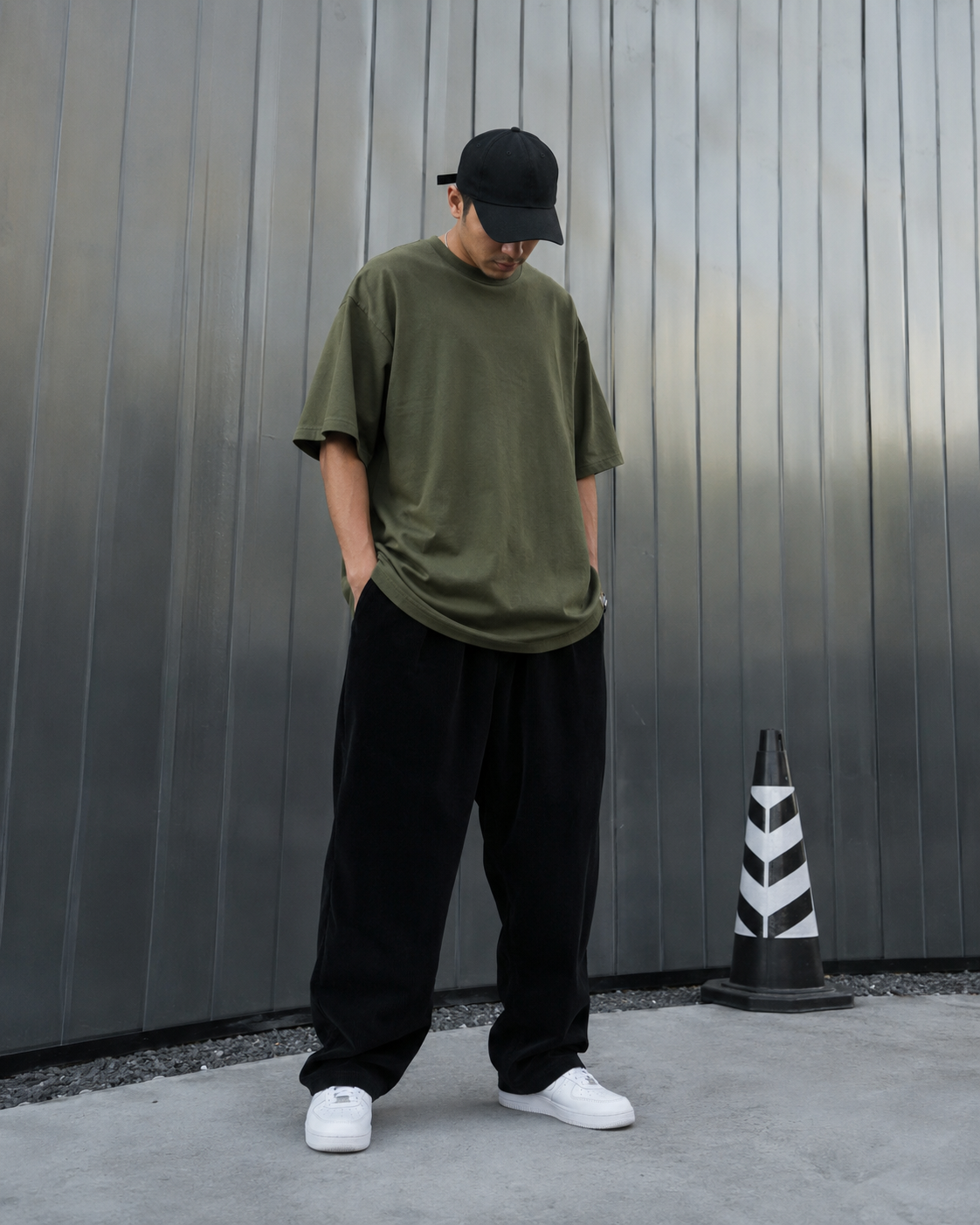 Long-Line Oversized Tee