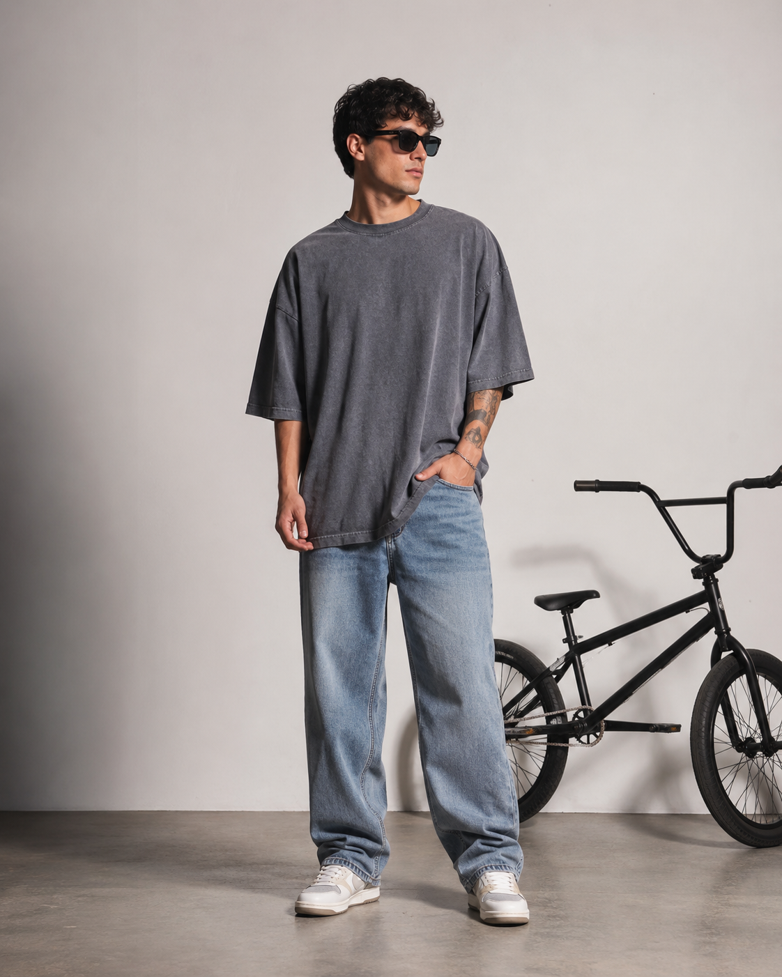 Two-Tone Oversized Tee